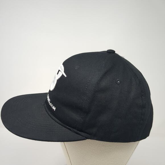 Bodybuilding Snapback Cap Black One Size Adjustable Embroidered Wicked Wear - Picture 3 of 10